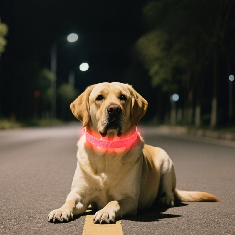 USB Rechargeable Pet Light Up Collar