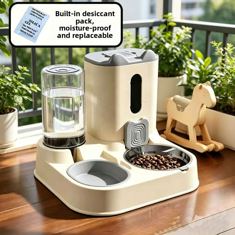 Pet Food and Water Bowl Set